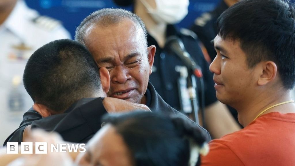 Freed men arrive home to tears of joy in Bangkok