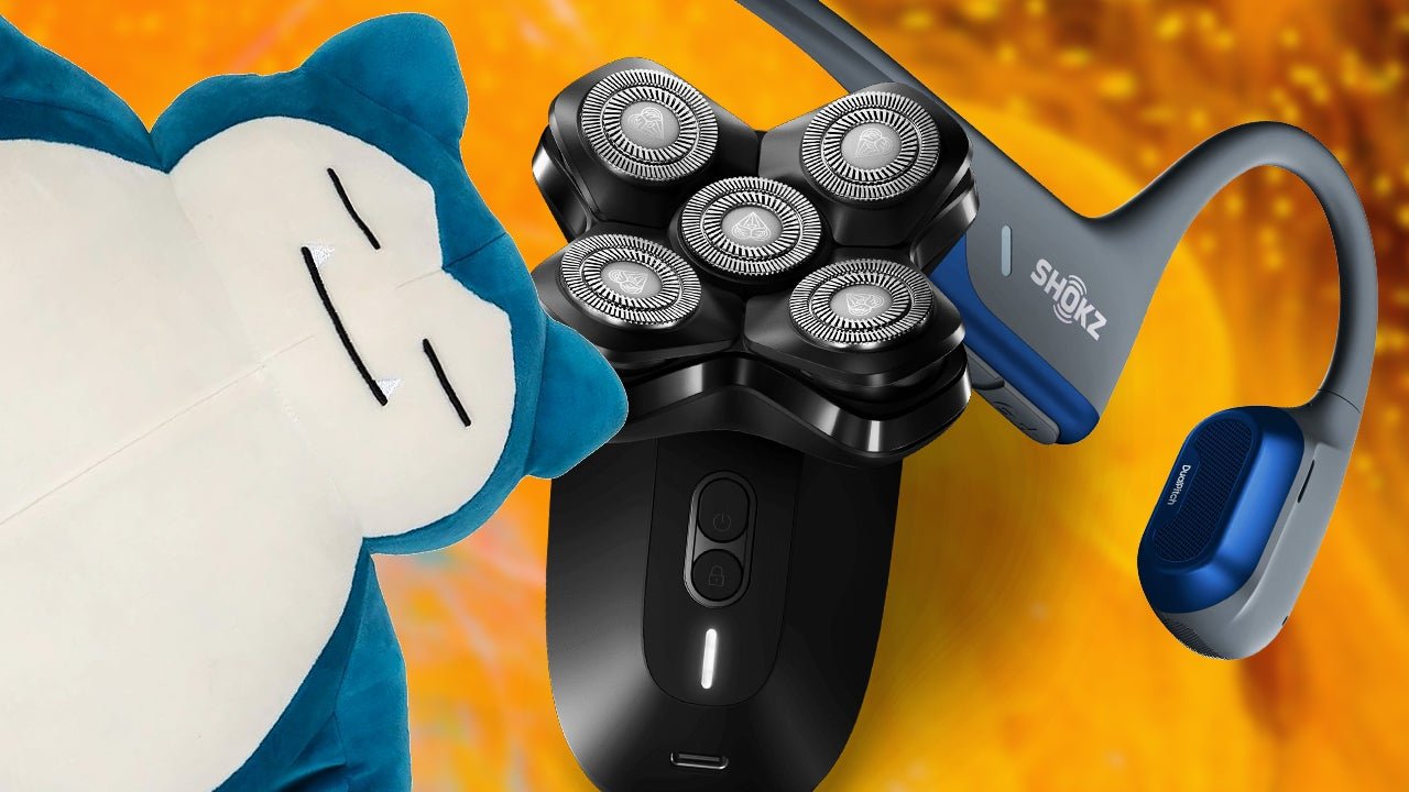 Snorlax Squishmallow, Manscaped Shaver, HP Omen RTX 5090 Gaming PC, and More