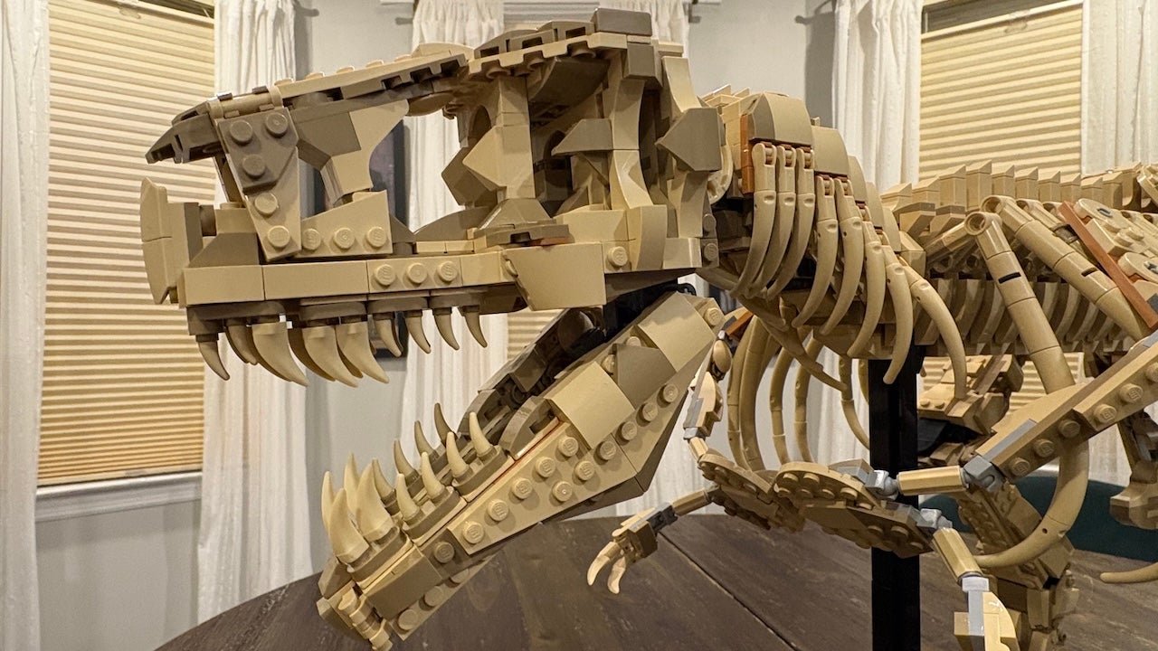 We Build LEGO Dinosaur Fossils: Tyrannosaurus Rex, The Most Impressive Skeleton Model in 68 Million Years