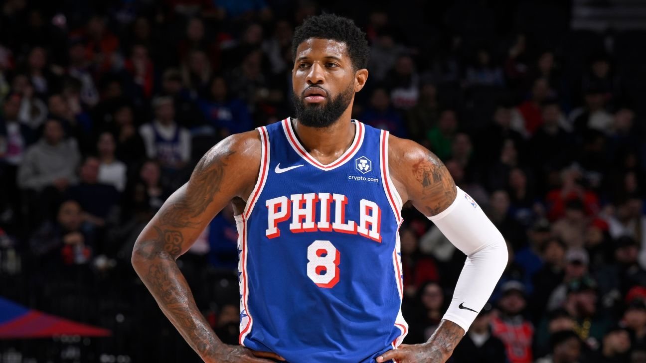 76ers’ Paul George shut down for rest of regular season