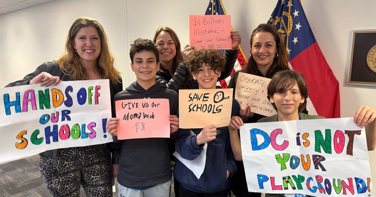 D.C. parents protest Congress’ proposed $1B cut to city’s budget