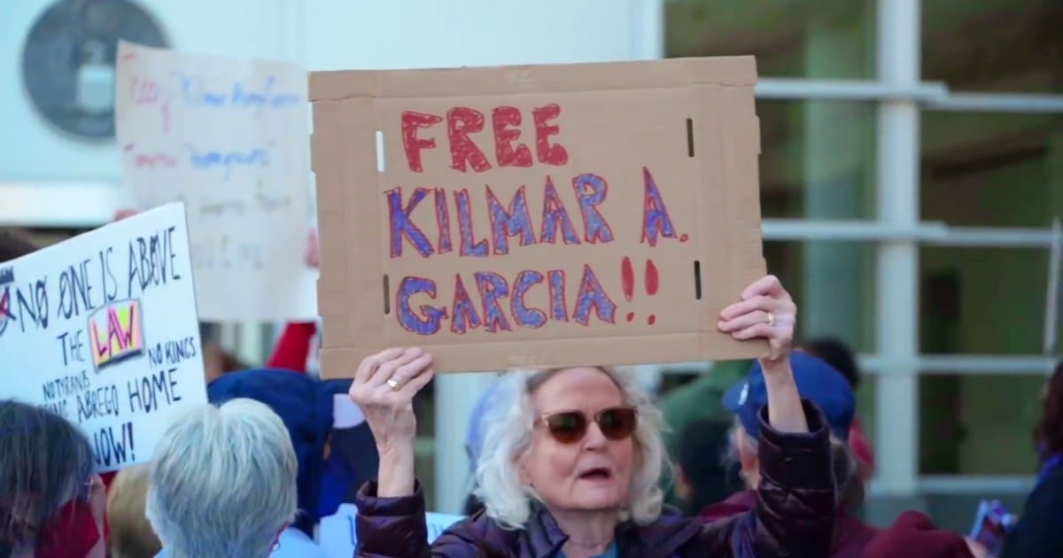 Protests interrupt town halls over Kilmar Abrego Garcia’s return