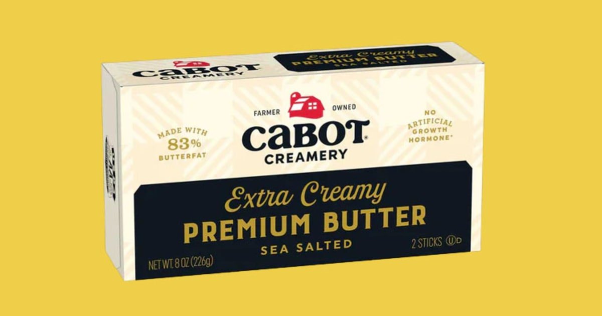 Cabot Creamery issues butter recall for possible fecal contamination