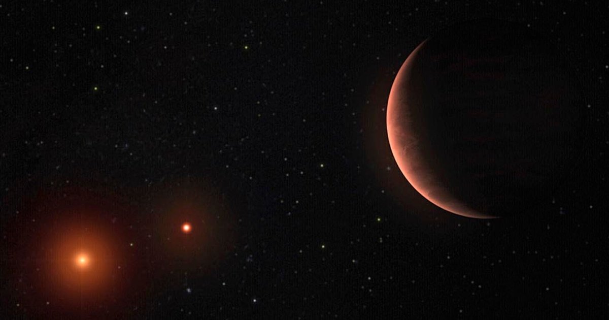 Tatooine-like planet outside the solar system may orbit twin stars