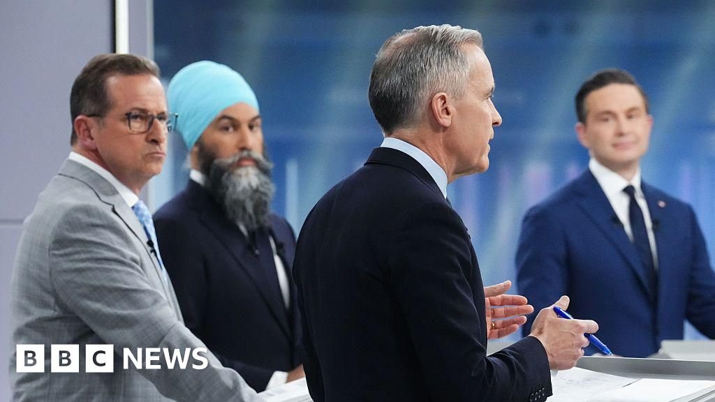 Canada party leaders grilled in election debate on how to tackle Trump