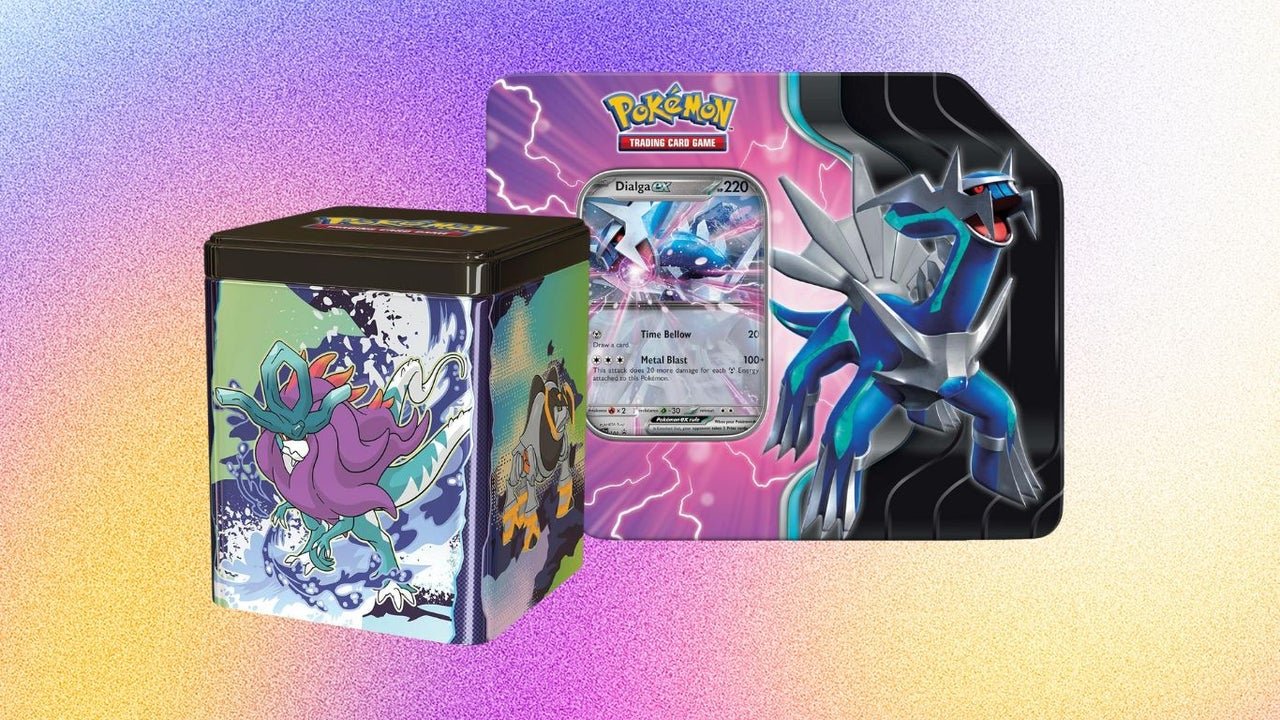 Stacking Tins with Surging Sparks Packs Now Available