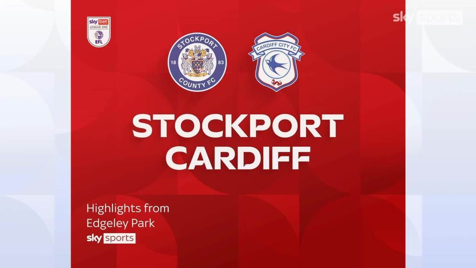 Stockport 1-1 Cardiff