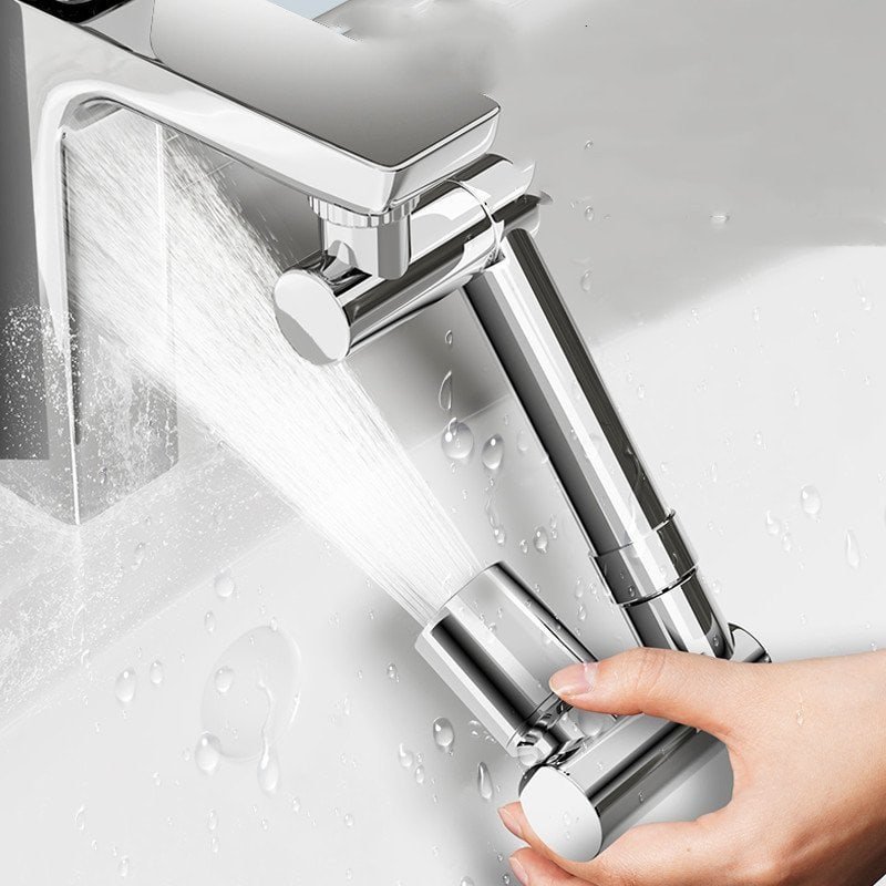 Telescopic Robotic Arm Universal Faucet – 360° Rotating Sink Tap Extender