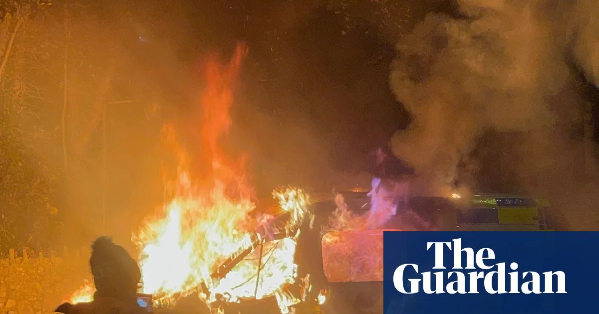 Dublin police condemn ‘thuggery’ after protest outside hotel housing asylum seekers turns violent | Ireland