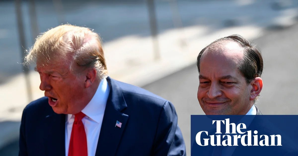 Alexander Acosta said putting Epstein on trial would’ve been a gamble, transcript shows | Jeffrey Epstein