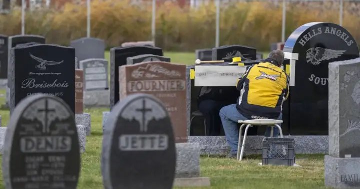 Name of founding Hells Angels member appears on Montreal-area tombstone