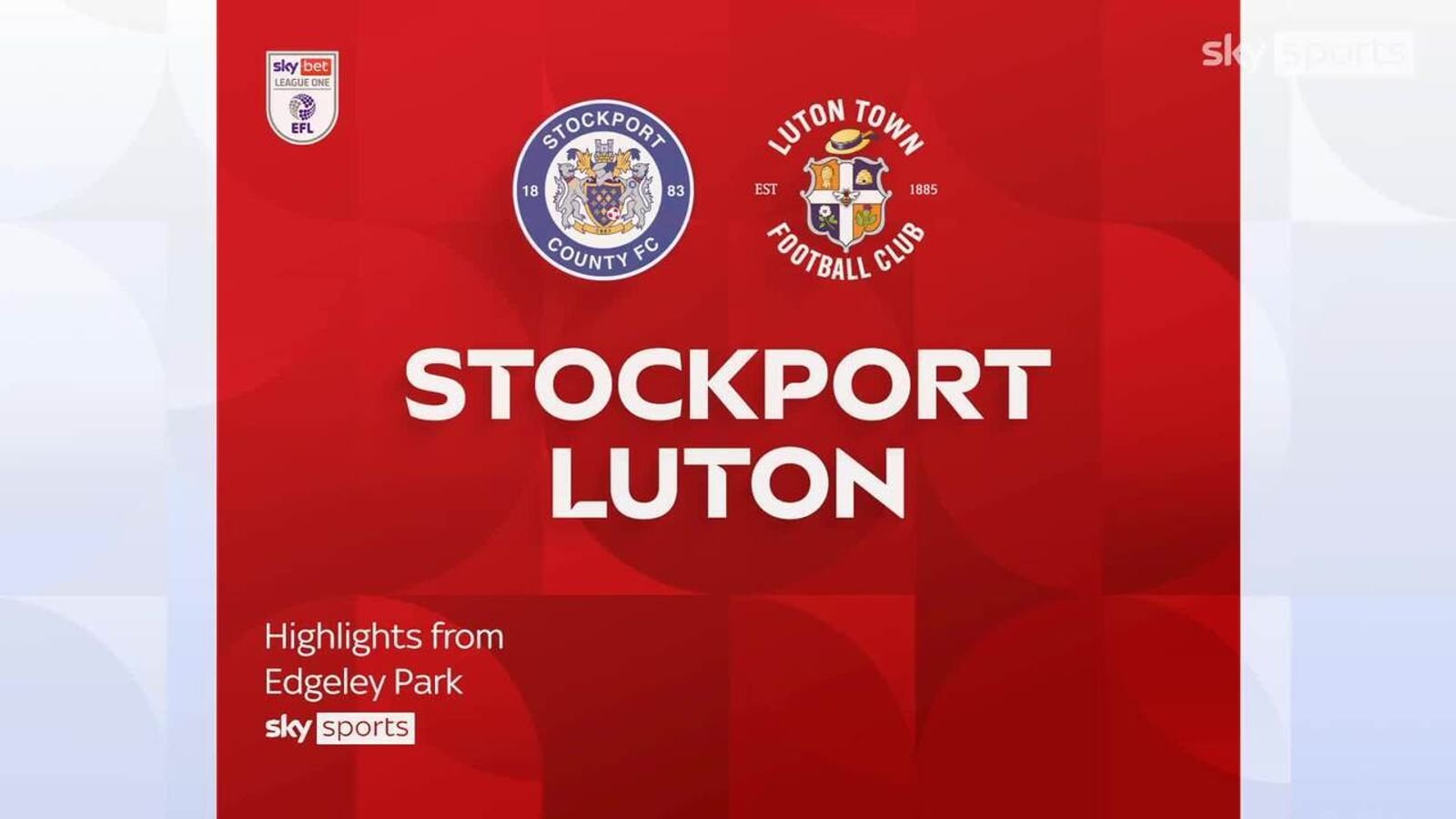 Stockport 0-3 Luton