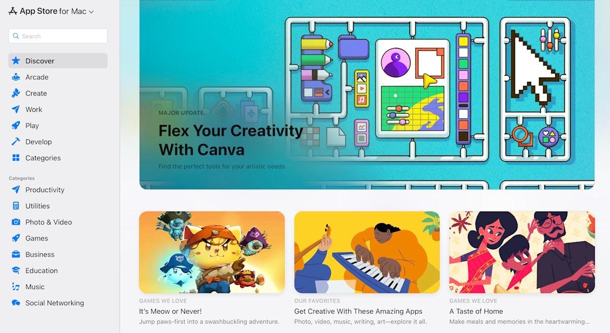 Apple’s App Store website is actually an app store website now