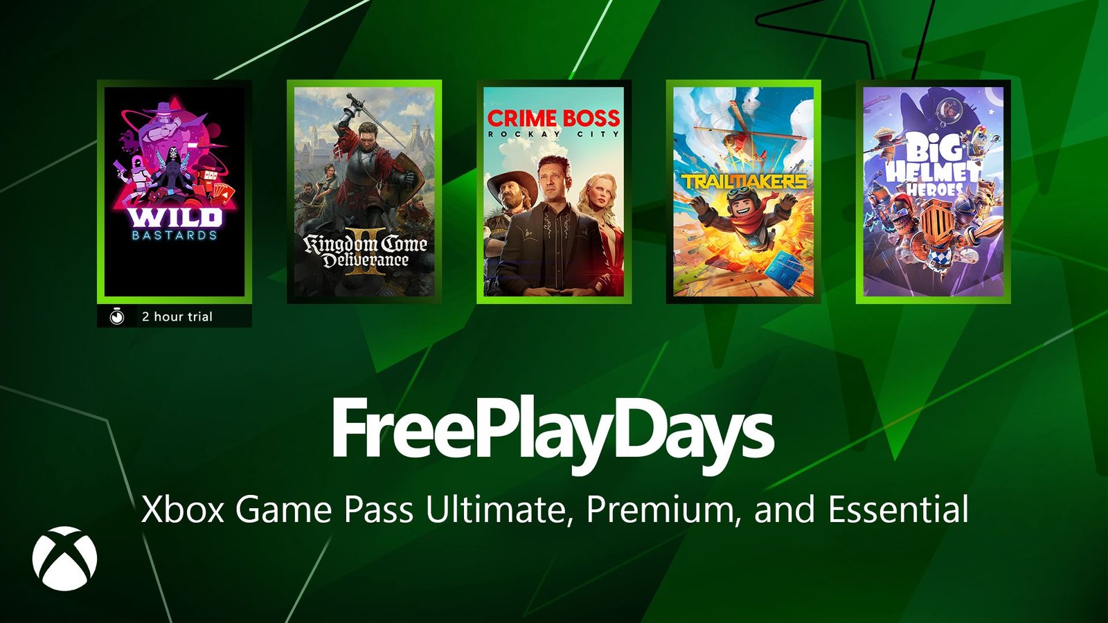 Free Play Days – Kingdom Come: Deliverance II, Wild Bastards, Crime Boss: Rockay City, Trailmakers and Big Helmet Heroes