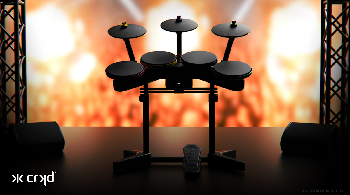 CRKD is making a drum controller for rhythm games