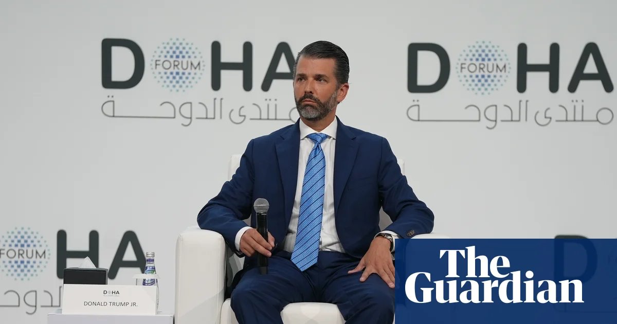 US may end support for Ukraine war effort, says Donald Trump Jr | Donald Trump Jr