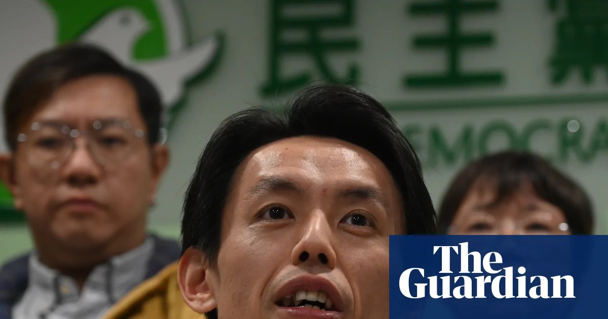 Hong Kong’s last major opposition party disbands amid Chinese pressure | Hong Kong