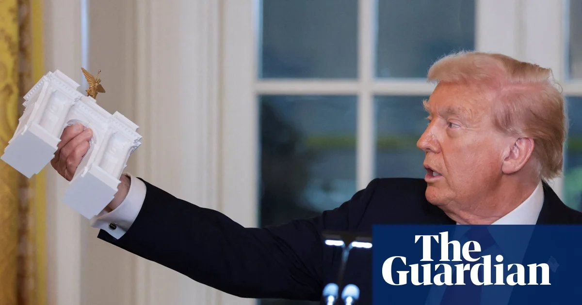 Trump says building DC triumphal arch is domestic policy chief’s ‘primary thing’ | Donald Trump