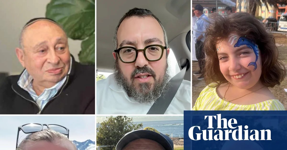 Holocaust survivor, London-born rabbi and 10-year-old girl among victims of Bondi beach terror attack | Bondi beach terror attack