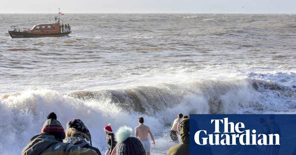 Two men feared missing in sea off Devon beach on Christmas Day | UK news