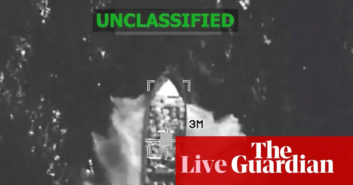 Pentagon announces another boat strike amid heightened scrutiny – US politics live | US military