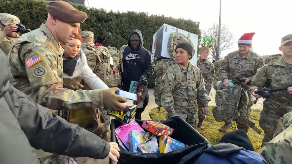 Video National Guard giving back this holiday season