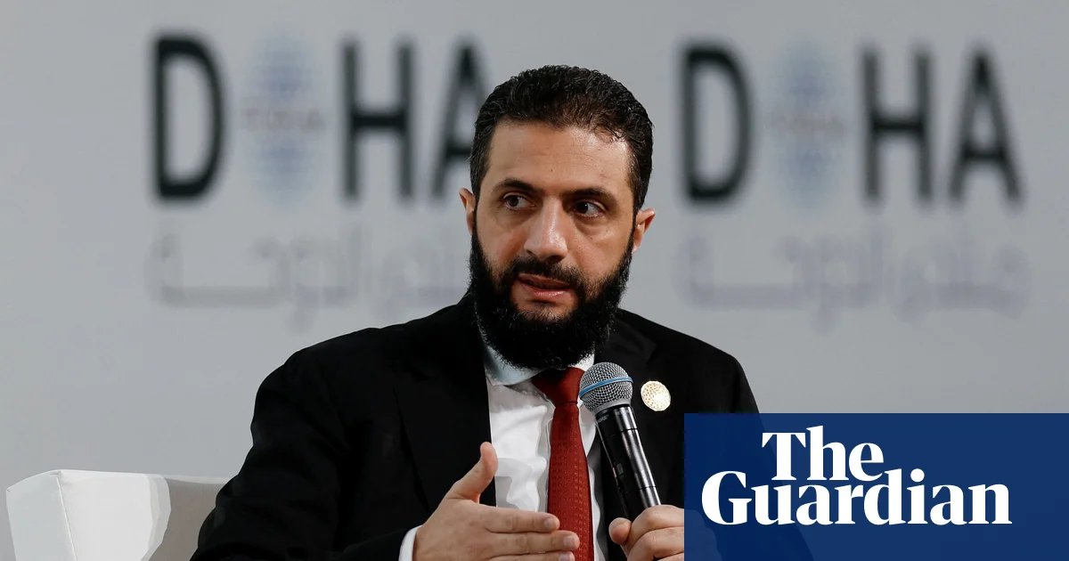 Syria interim president accuses Israel of fighting ‘ghosts’ and exporting crises | Syria