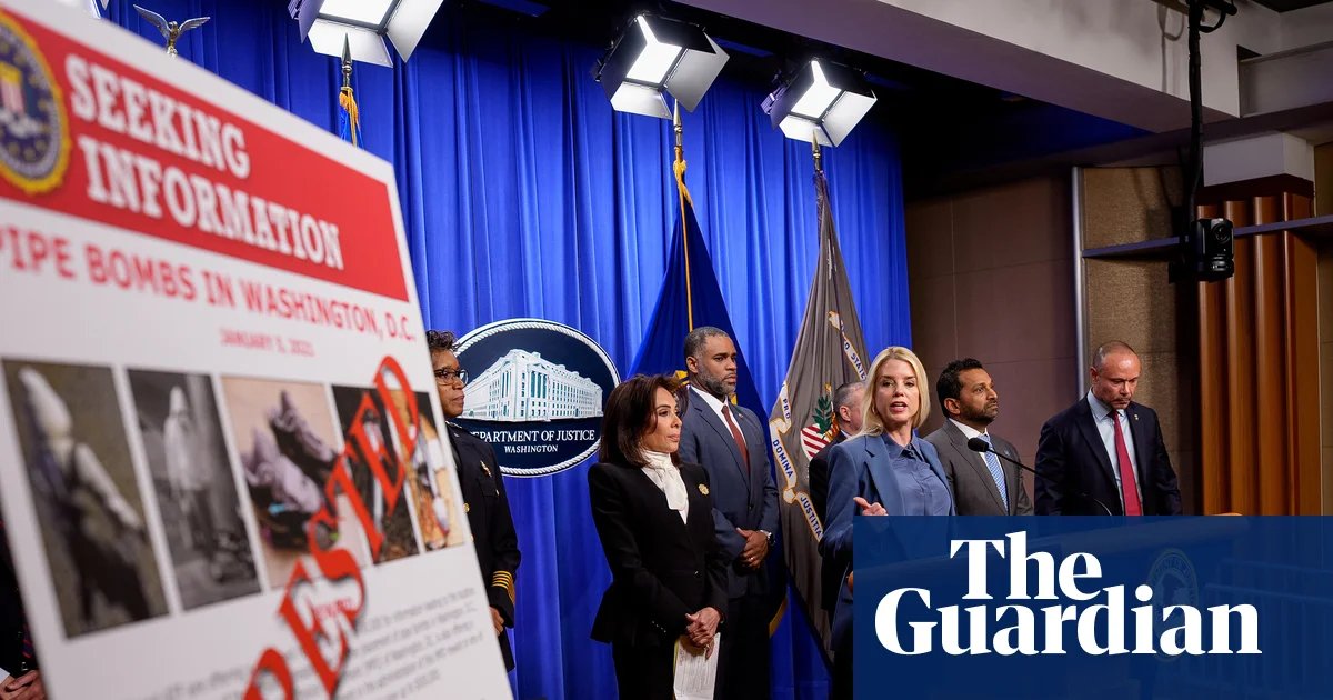 US Capitol pipe bomb suspect says he believed Trump’s 2020 election lie | US Capitol attack