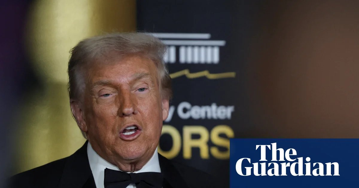 Trump takes spotlight as Kennedy Center Honors recognizes artists | Donald Trump