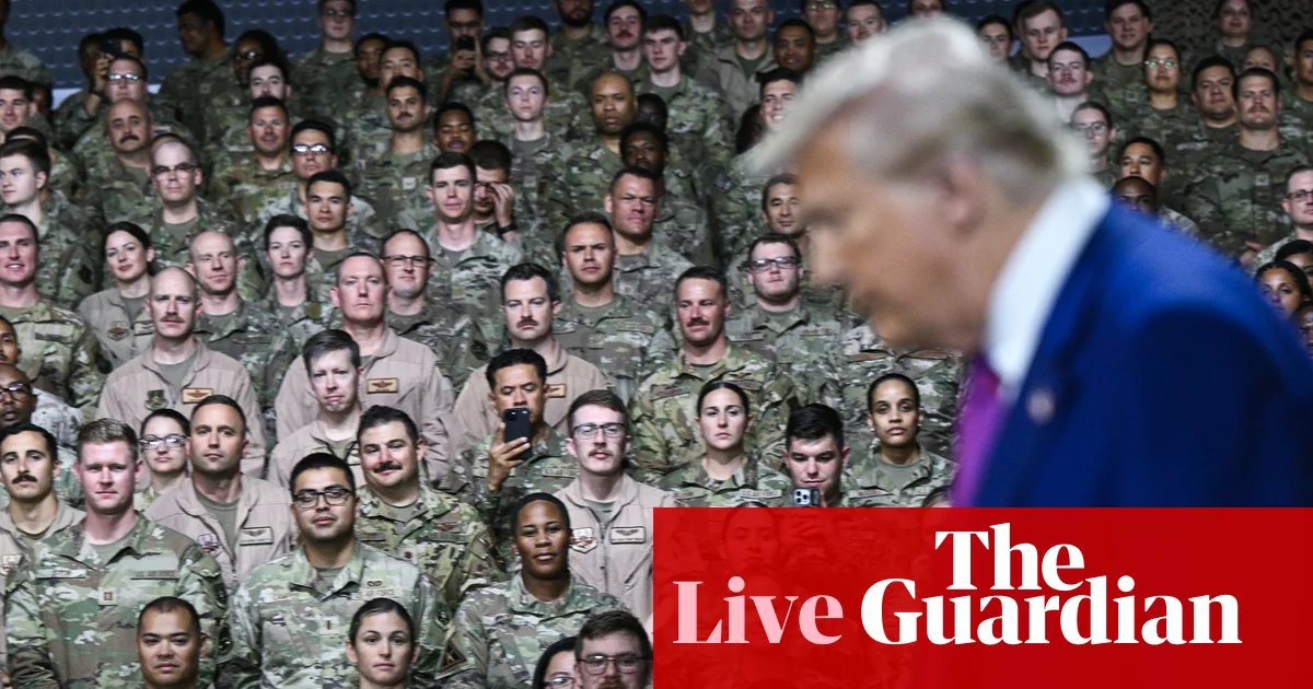 Sprawling defense bill will ‘restore warrior ethos’, House speaker says – US politics live | US news