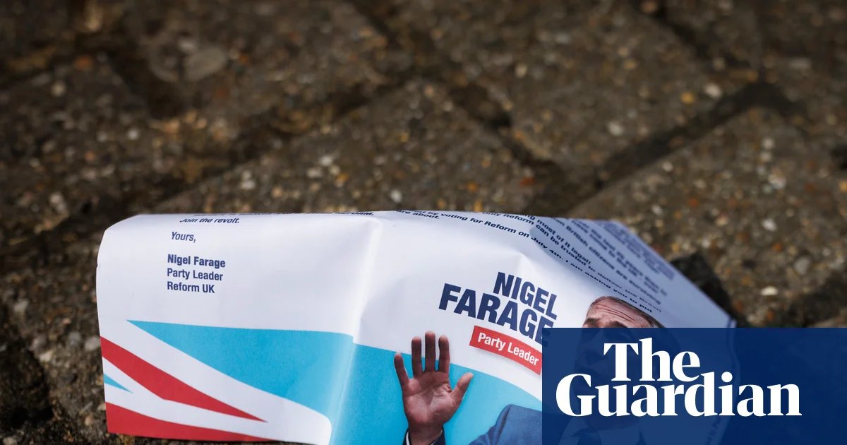 Reform campaign for Farage’s Clacton seat was a ‘juggernaut’, say candidates | Nigel Farage