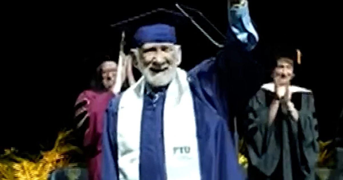 85-year-old graduates college decades after starting