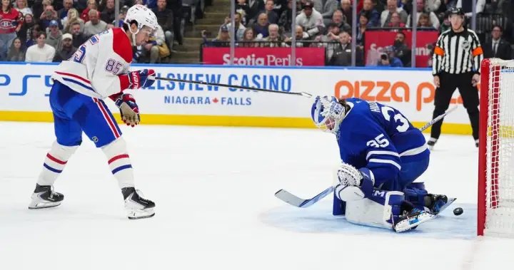 Texier scores shootout winner, Habs top Leafs 2-1