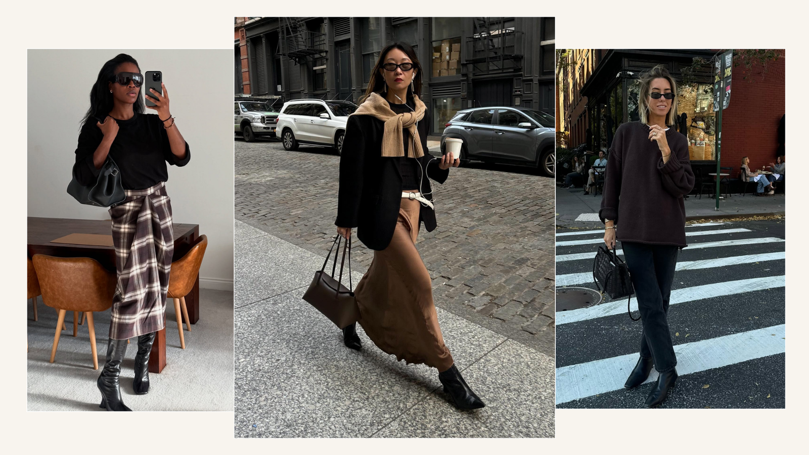 5 Ways to Wear Black and Brown Together This Winter