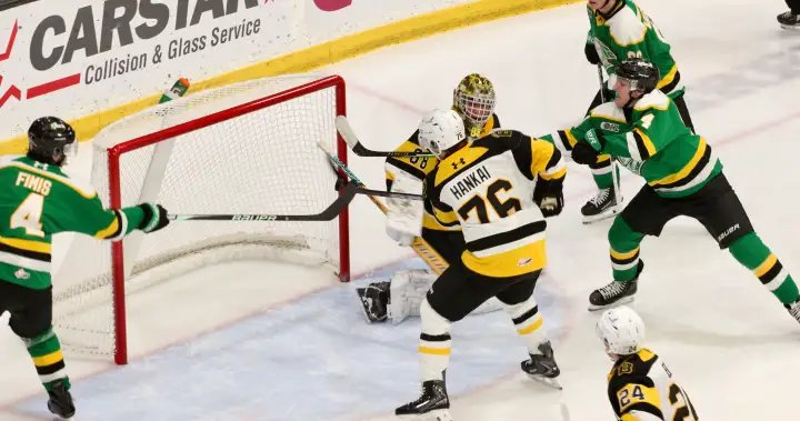 Brantford Bulldogs blank London Knights 2-0 to end weekend – London