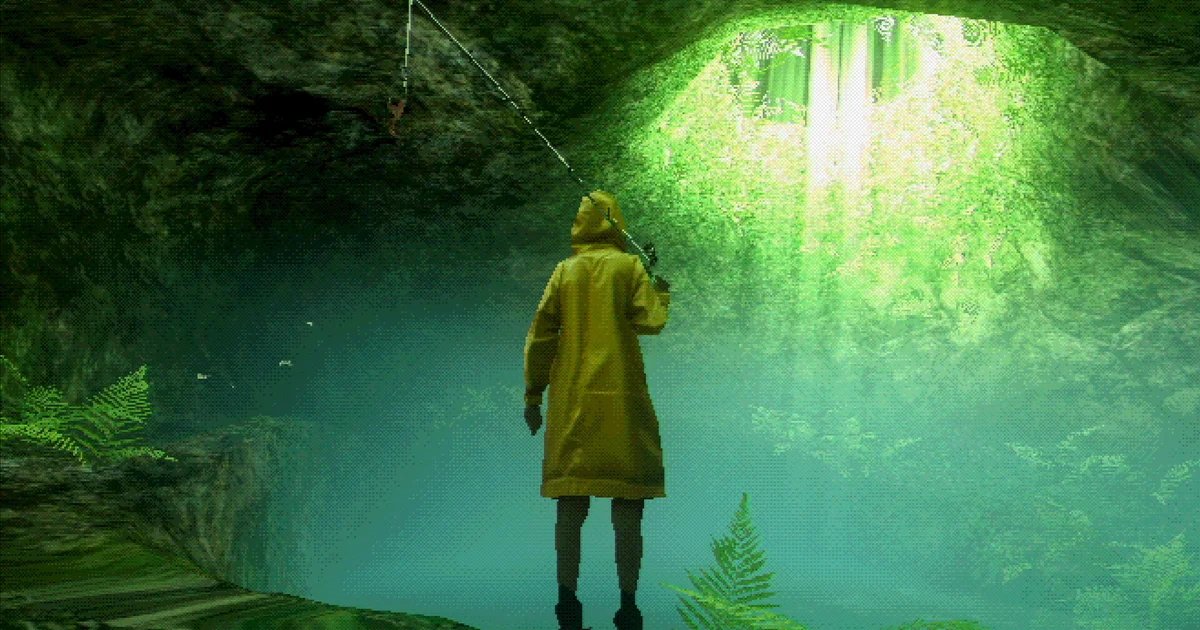 About Fishing is a game about eating curly fries with your grandpa and yes, fishing, until it isn’t