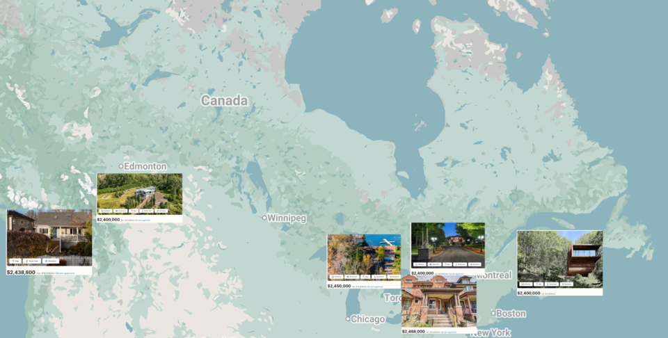 What can you get for the price of a benchmark Vancouver house in … the rest of Canada?