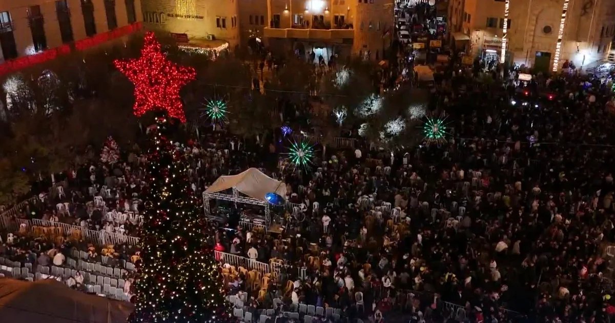 Christmas celebrations return in occupied West Bank city of Bethlehem