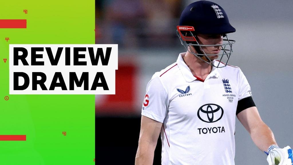 The Ashes 2025 second Test – day three: England’s Harry Brook given out after Australia use review