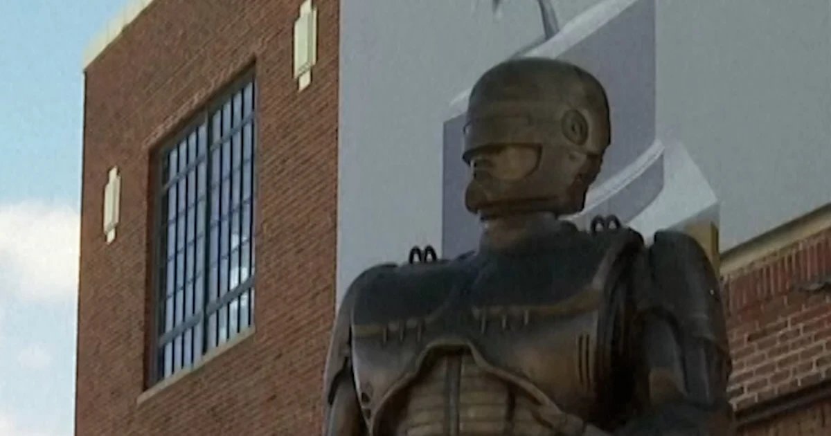 RoboCop stands watch over Detroit