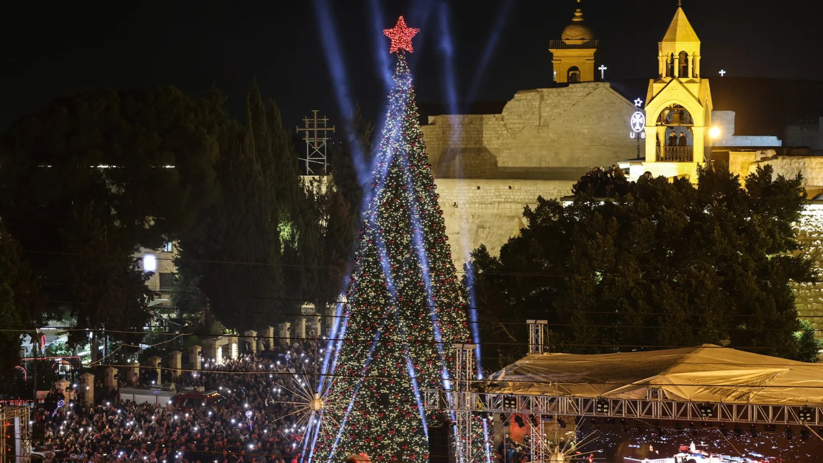 Bethlehem lights up for Christmas for first time since Gaza genocide began | Occupied West Bank