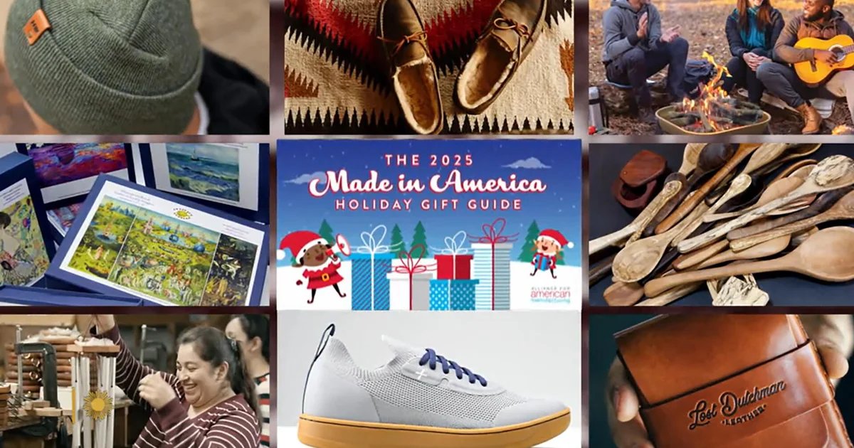 A guide to “Made in America” holiday gifts, state by state