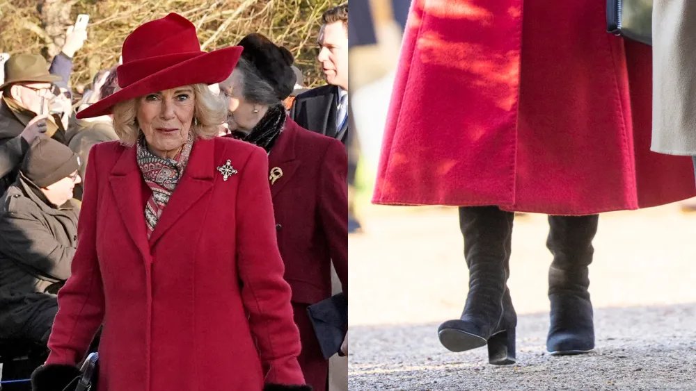 Queen Camilla Wore Favorite Knee-High Boots on Christmas Day