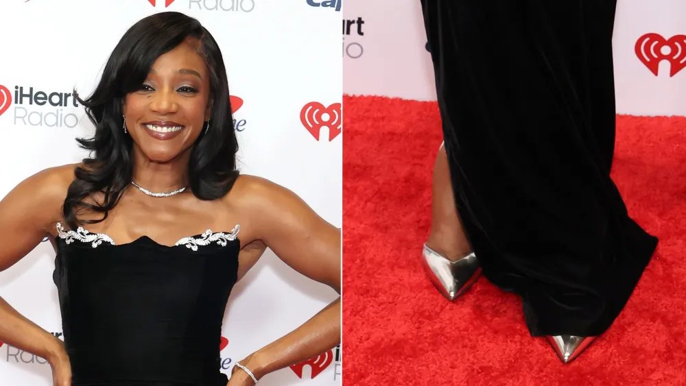 Tiffany Haddish Backs the Metallic Pointed Pump Trend in L.A.