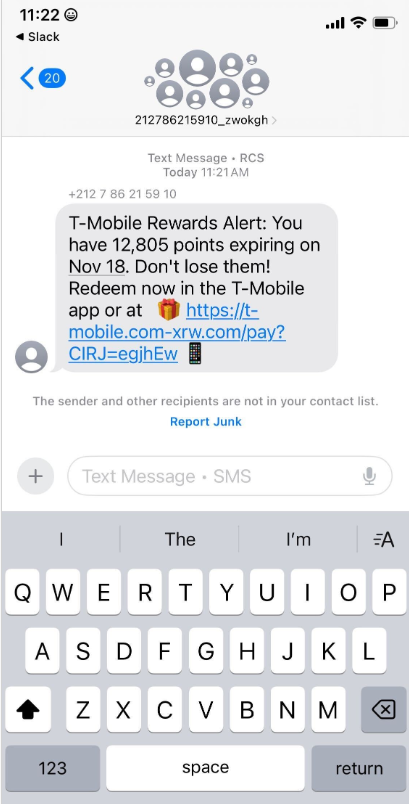 SMS Phishers Pivot to Points, Taxes, Fake Retailers – Krebs on Security