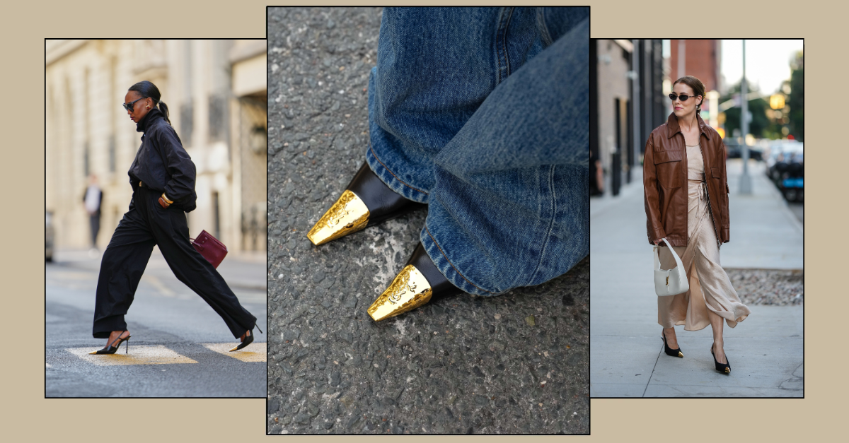 The Metal-Toe-Cap Shoe Trend Was Cheap, But Now in December 2025 is Chic and Elegant