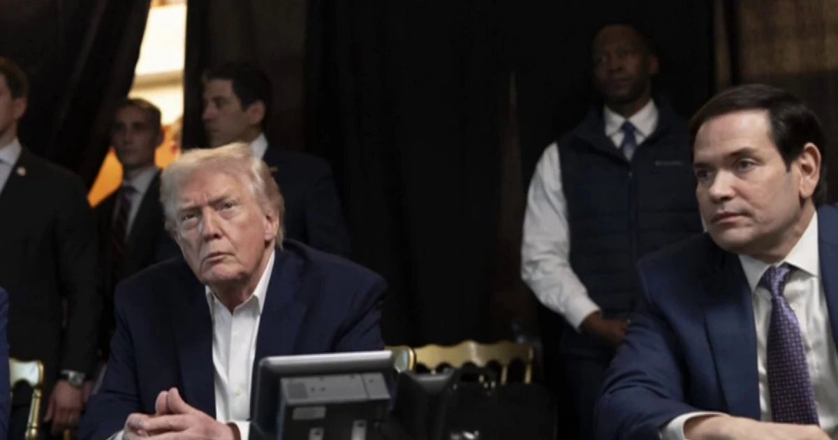 Trump posts photos appearing to show him monitoring Venezuela operation