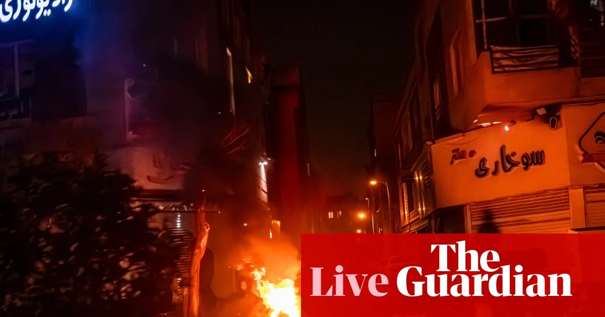 Iran crisis: Trump claims leader ‘wants to negotiate’ amid protest crackdown as he mulls US military response – latest updates | Iran