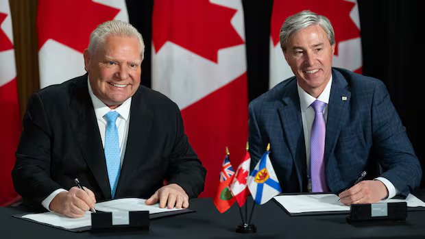 Poilievre’s team seeks to mend fractured relationships with Ontario, N.S. premiers: sources