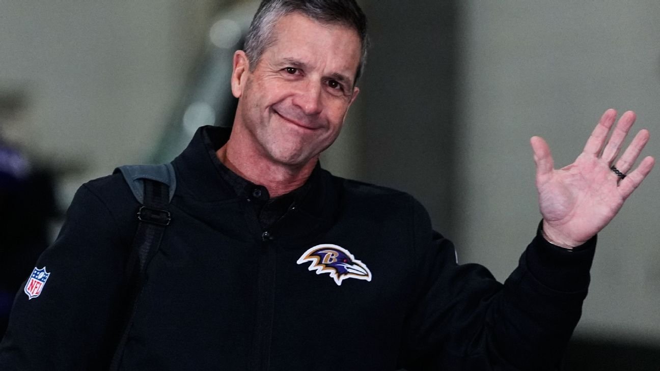 John Harbaugh agrees to New York Giants’ five-year contract